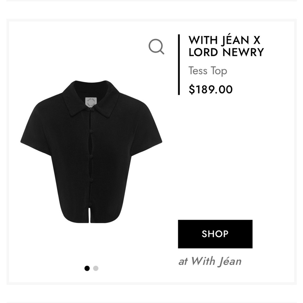With Jean Tess Top in Black